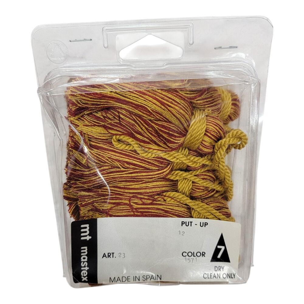 Mastex Borla Fiona Tassels 12 Count Red Gold Trim Embellishment Made in Spain